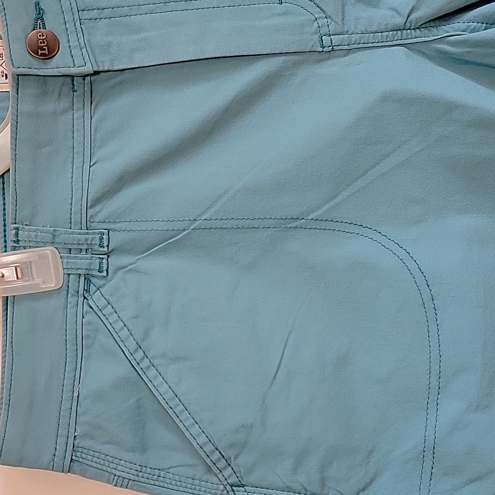 Women's Lee Legendary Carpenter Shorts, Bay Blue, Size 18, NWT - Picture 8 of 13